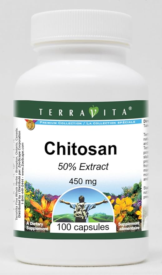 Chitosan 50% - 450 mg (100 Capsules ZIN: 519711)