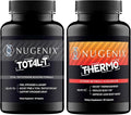Nugenix Thermo Fat Burner and Total-T Testosterone Supplement for Men