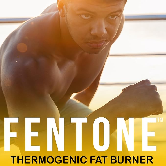 Fentone Thermogenic Fat Burner Energy Booster Appetite Suppressant Clinically Studied Weight Loss Fat Burning Phenylethylamine HCl L- Carnitine Ketones - 60 Diet Pills (1)