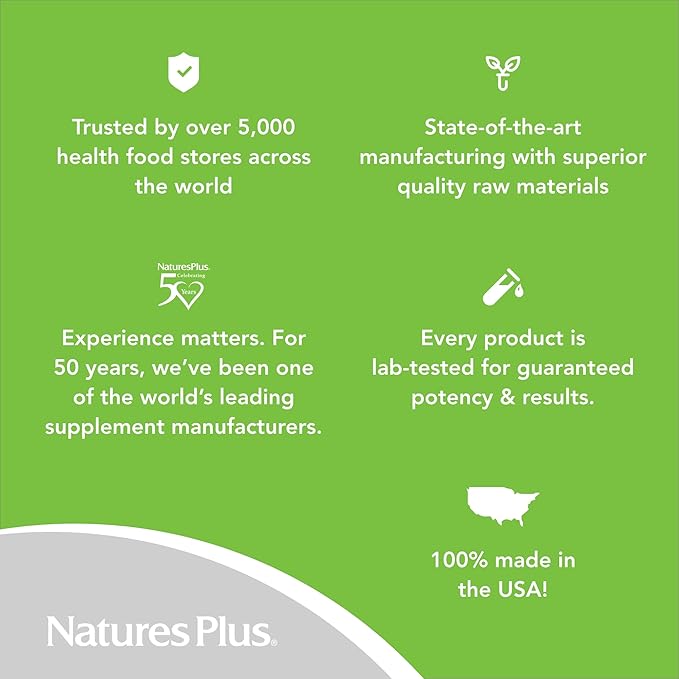 NaturesPlus Source of Life Power Teen - 90 Vegetarian Tablets - Teen Multivitamin with Minerals &amp Whole Foods for Mental Focus Energy Booster - Gluten-Free - 45 Servings