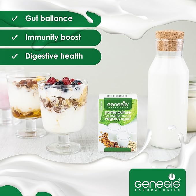 Genesis Vegan Starter Culture for Vegan Home Made Yogurt 10l.