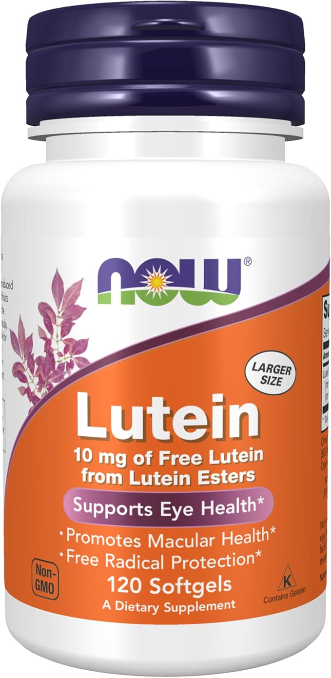 NOW Foods Lutein Esters 120 Sgels 10 mg (Pack of 2)
