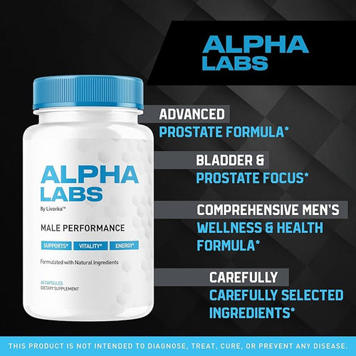 (3 Pack) Alpha Labs Alpha Labs Capsules AlphaLabs Alfa Labs Alpha Labs Max Performance Advanced Formula Alpha Labs Alpha Strenght Labs Alpha Lab Alfa Labs Capsules 180 Capsules for 3 Months
