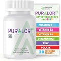 Centurion Premium Puralor AD Cognitive and Focus Supplement for Kids with Saffron Folate Vitamin C D and Zinc 30 Chewable Tablets
