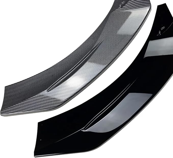 Car Front Bumper Lip Compatible for Mercedes CLA Class C118 CLA45 AMG 2019-2023 Spoiler Splitter Body Kits Diffuser Canard Lip(Color:Glossy Black)
