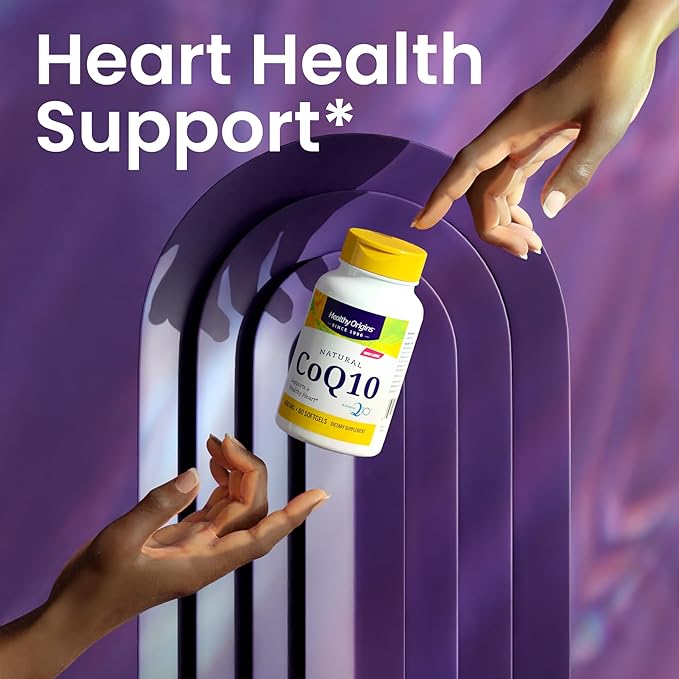 Healthy Origins® CoQ10 400 mg – Natural Trans-Isomer Ubiquinone – Yeast Fermented Supports Heart Health &amp Cellular Energy – Non-GMO 150 Softgels