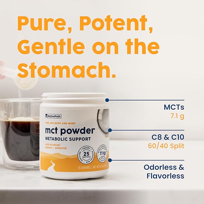 NativePath MCT Oil Powder and Bone Health Collagen Bundle