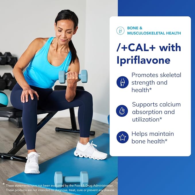Pure Encapsulations +Cal+ with Ipriflavon | Mineral Vitamin and Herbal Supplement to Promote Skeletal Strength | 351 Capsules