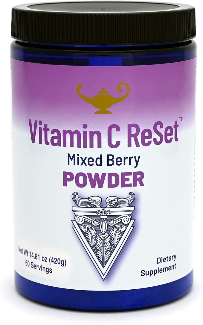 RnA ReSet Vitamin C Reset – Berry-Flavored Vitamin C Powder with Potassium &amp Fruit Blend 14.81 Oz (60 Servings)