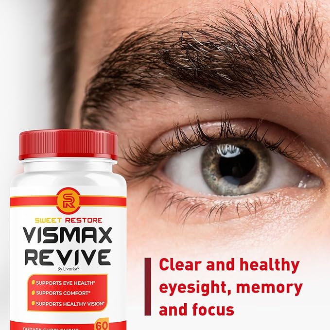(3 Pack) Vismax Revive - Official VisMax Revive Support Eye Health &amp Vision Natural Premium Advanced Formula VisMaxRevive Supplement Pills Multivitamin for Overall Wellness 180 Capsules for 3 Mo