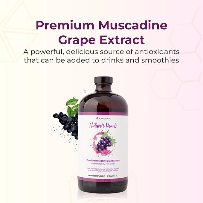 Youngevity Nature's Pearl Premium Muscadine Grape Extract Herbal Supplement Gluten Free