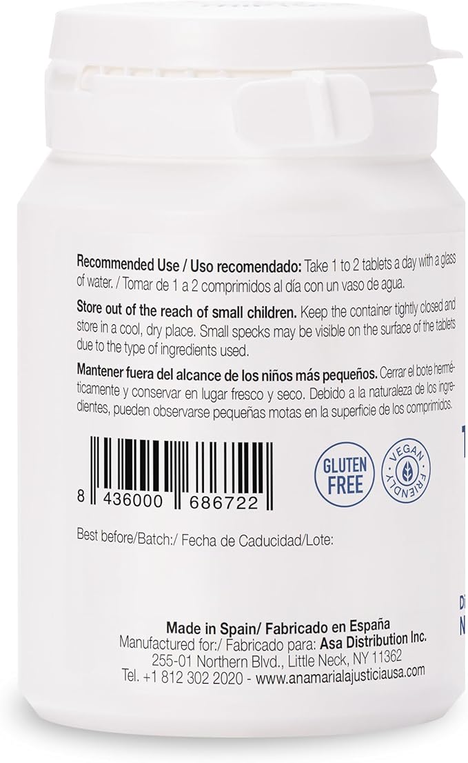 Ana María Lajusticia TRYPTOPHANE Plus ASHWAGANDHA+RHODIOLA&ampMagnesium 60 TABS