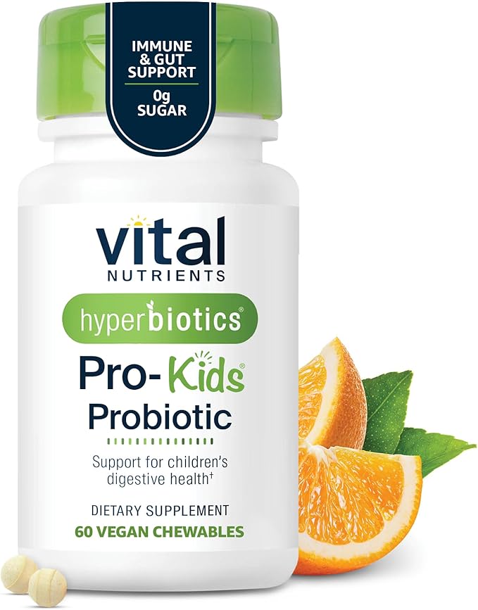 Hyperbiotics Vital Nutrients Family Probiotic Bundle – Pro-15 Prebiotics + Probiotics for Adults (60 Time Release Pearls) &amp Pro-Kids Chewable Probiotic Tablets (60 Count)