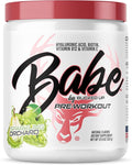 Babe Pre Workout powder for Women | Sparkling Orchard | 6g Citrulline 2g Beta-Alanine 100mg Hyaluronic Acid 5mg Biotin and 5 other registered trademarked ingredients | 30 servings | 12.6 OZ