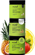 HUM Flatter Me Fiber Variety Bundle – Strawberry Lemon Pineapple Passionfruit &amp Unflavored | Prebiotic Fiber + Digestive Enzymes to Support Gut Health (3-Pack)