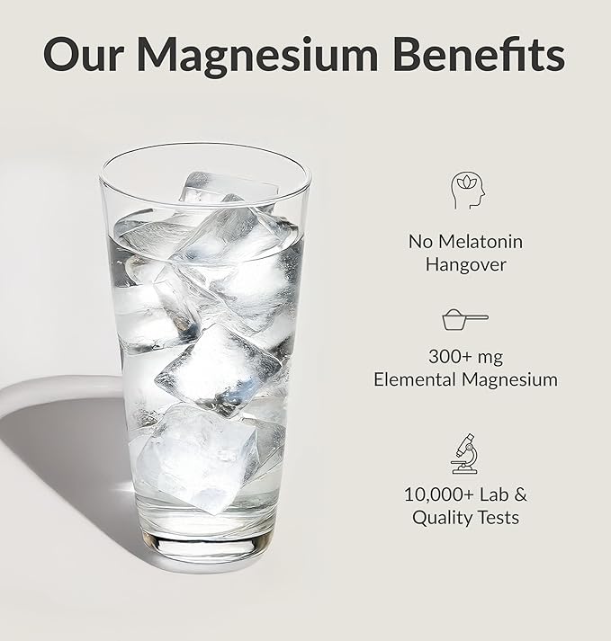 BIOptimizers Magnesium Breakthrough Drink - 8 Forms of Magnesium Electrolytes Sleep Health Stress Muscle Recovery Heart Support | Glycinate Citrate Malate - Unflavored