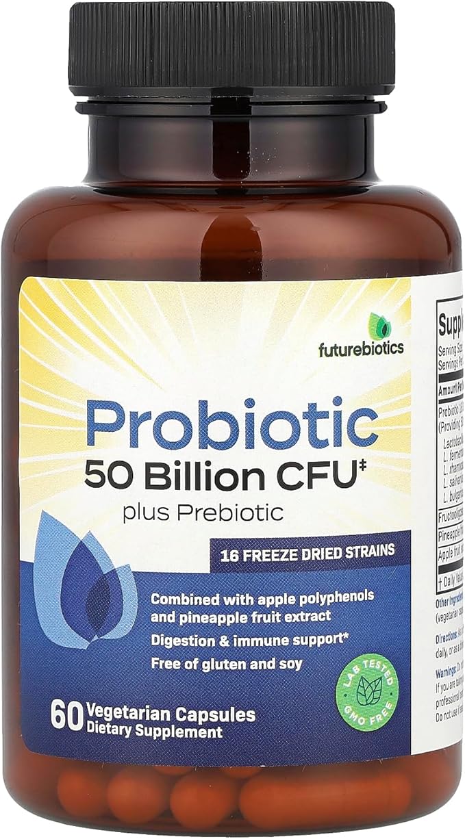 Futurebiotics Probiotic Plus Prebiotic 60 Vegetarian Capsules