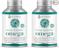 Youtheory Ocean-Friendly Omega - Vegan Algae Omega 3 Softgel - with EPA &amp DHA - Heart Eye &amp Brain Health - Recyclable Aluminum Container - Gluten Soy &amp Dairy Free - 60 Softgels (Pack of