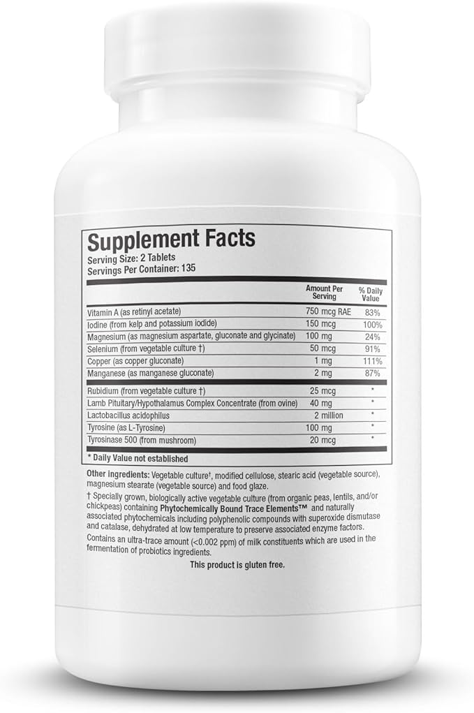 Biotics Research Thyrostim™–Endocrine &amp Thyroid Support for Women &amp Men–Supplement Balance Thyroid Hormones Supports Thyroid Gland Boost Metabolism Aid Digestion &amp Nervous System–270 Ta