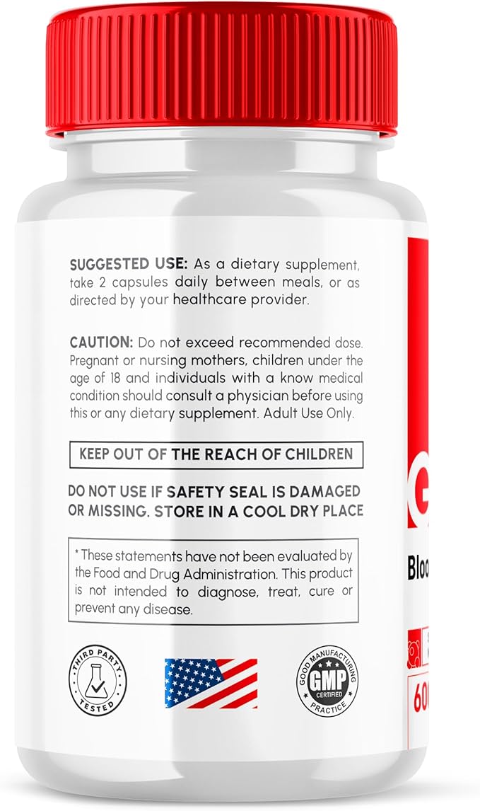 (3 Pack) Glucobio Capsules Gluco Bio Advanced Glyco Support Formula Pills Glucobio Extra Strength Supplement Glucobio Natural Ingredients Glycogen Support Gluco Bio Glycogen Reviews (180 Capsules)