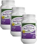 Fortifeye Vitamins Black Currant Oil GLA - 90 Soft Gels Cold Pressed Gamma Linolenic Acid Supplement+Alpha Linolenic Acid Black Currant Seed Oil Soft Gels Hexane-Free High Potency Food Supplements
