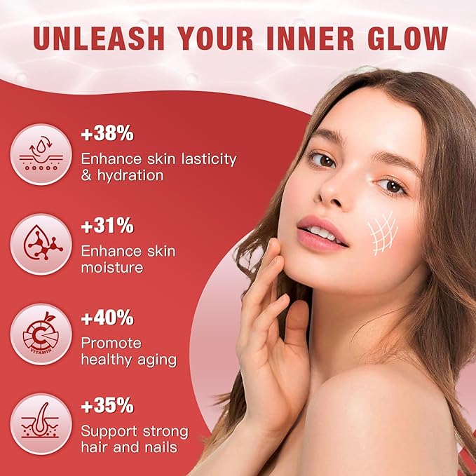 DRFOSTER Multi-Collagen-Peptide-Powder with Probiotics 50 Servings of Hydrolyzed Collagen Peptides with Hyaluronic Acid Biotin &amp Multivitamins - Supports Skin Hair Nails Health (Pack of 2)
