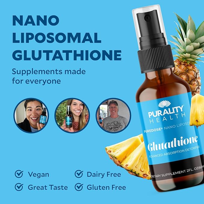 Liposomal Nano Glutathione Enhanced Absorption Vegan Liquid 30 Day Supply