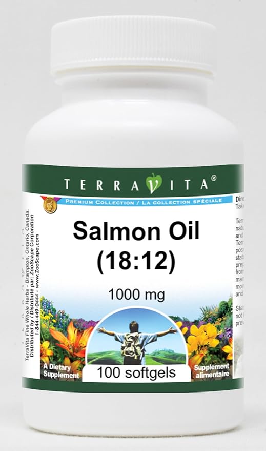 Salmon Oil (18:12) - 1000 mg (100 softgels ZIN: 427995) - 2 Pack