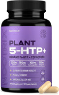 Nootrix Organic Plant 5 HTP+ Supplement | Supports Memory Mental Focus Cognitive Health &amp Energy | Promotes Healthy Mood &amp Brain Function | Vitamin B6 &amp L Theanine | 120 Capsules