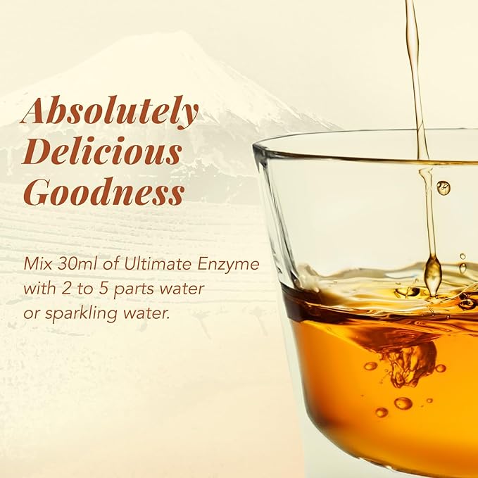 AFC Japan Digestive Ultimate Enzyme Drink – Pure Digestive Enzymes for Digestion Gas Bloating Constipation Relief &amp Immune Support – 106 Fermented Fruits &amp Vegetables Enzyme Supplement 72