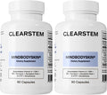 CLEARSTEM - MINDBODYSKIN Hormonal Acne Supplement (5-HTP) - Natural DIM Supplement - Skin Care Vitamins - Hormone Balance Antioxidants - Gluten Free Cruelty Free - 60 Servings 180 Capsules