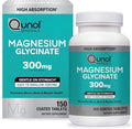 Qunol Magnesium Glycinate 300mg 100% Glycinate Chelated Magnesium Supplement 150ct Tablets