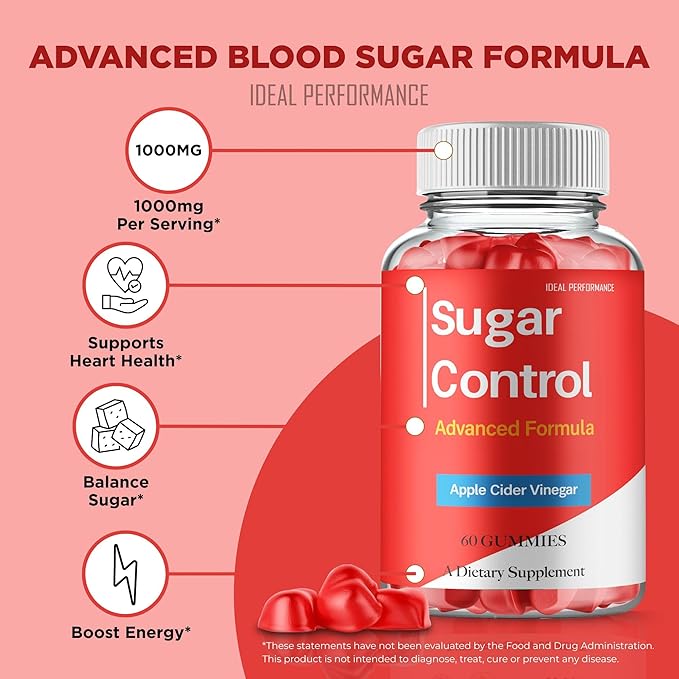 Sugar Control Gummies Sugar Controls Supplements Gummy - Maximum Strength All Natural Healthy Circulation &amp Stable Levels Premium SugarControl Health Support Reviews (5 Pack)