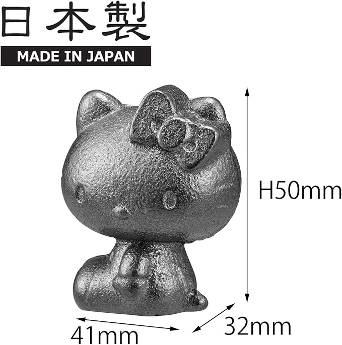 OSK TBN-1 Nambu Ironware Hello Kitty Iron Ball Made in Japan Iron Supplement Anemia Improvement Easy Cute Easy Induction Pot Kettle Cooking Tea Pickles Bran Pickles Black Beans Miso