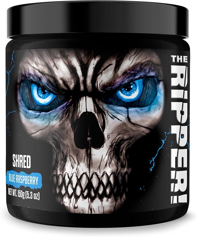JNX SPORTS The Ripper! Fat Burner Pre Workout Powder for Men &amp Women Thermogenic Fat Burning &amp Appetite Suppressant Boost Energy &amp Endurance Blue Raspberry 30 Servings