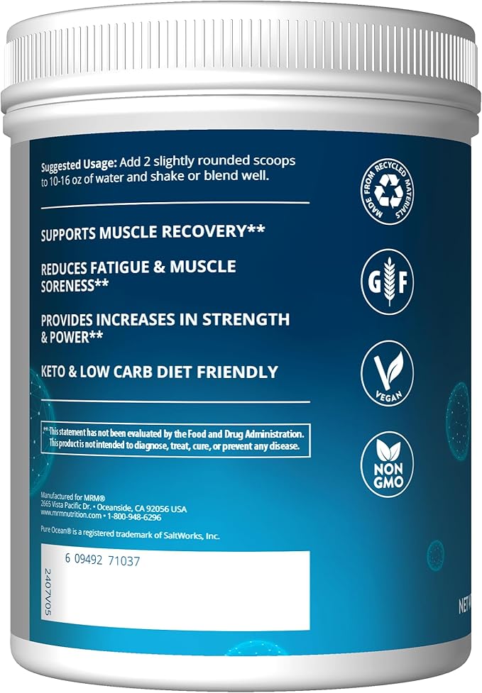MRM BCAA+G RELOAD Post-Workout Recovery – Lemon 840g - 60 Servings Per Container