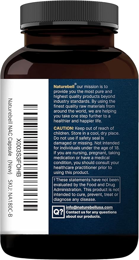 2 Pack NAC Supplement (N-Acetyl Cysteine) with Quercetin 1200mg Per Serving 480 Capsules | Double Strength Antioxidant Support for Immune Liver &amp Lung Health – Non-GMO
