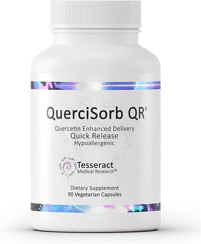 Tesseract Medical Research QuerciSorb QR Immune Support Supplement Quick Release Quercetin Supports Immune Function and Overall Health* Hypoallergenic 400 mg 90 Capsules