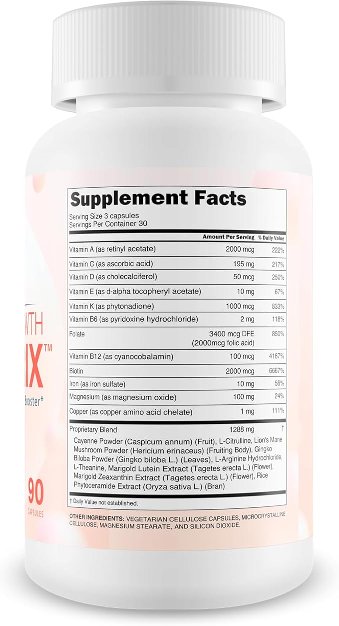Male Growth Matrix Pro - Our Best Max Blood Flow Circulation Supplement for Men - Advanced Blood Flow Circulation Booster Supplement - Gingko Biloba Blood Flow Booster for Mens Growth Matrix for Men
