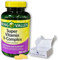 Super B Complex Tablets- High Potency Energy &amp Immune Support 250 Count (Pack of 1) Boxed by Fusion Shop Store