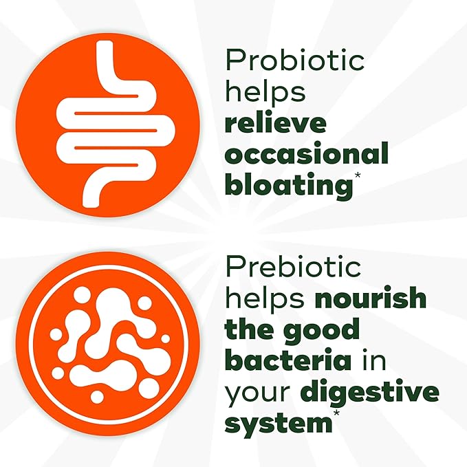 Align Dualbiotic Prebiotics and Probiotics for Women and Men Probiotics for Digestive Health Prebiotics Help Nourish Good Bacteria Natural Fruit Flavors 90 Probiotic Gummies