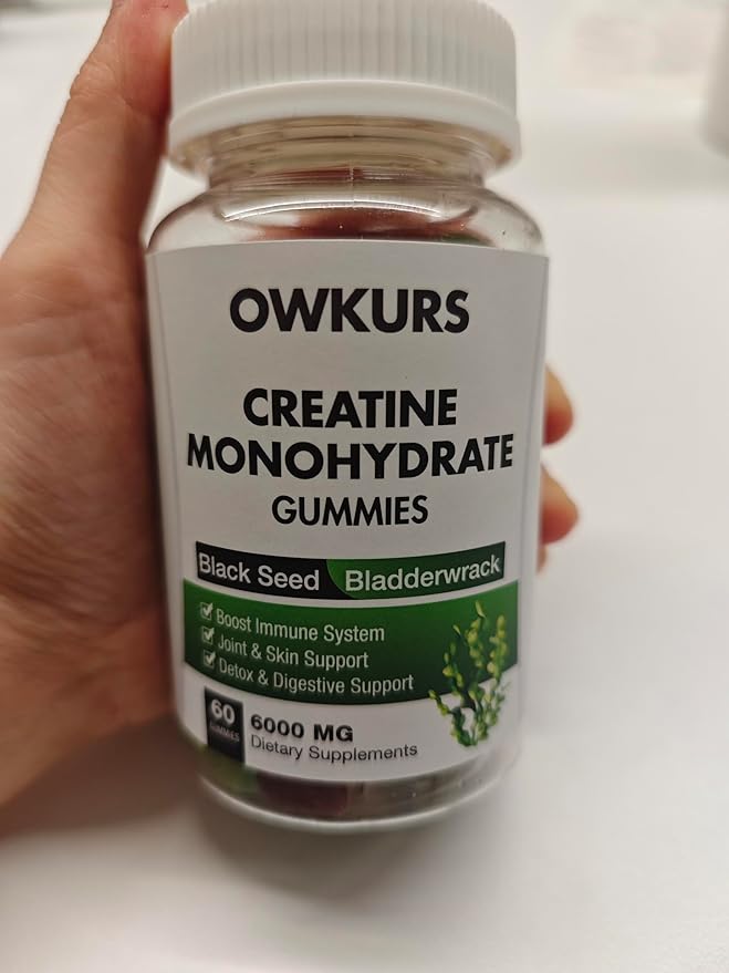 Creatine Monohydrate Gummies for Men &amp Women Dietary Supplements