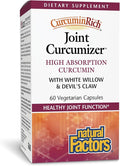 CurcuminRich Joint Curcumizer by Natural Factors Support Healthy Joints Heart and Natural Inflammatory Response with White Willow 60 capsules (30 servings)