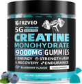Creatine Monohydrate Gummies 9000mg for Men &amp Women Potent Creatine Supplement 5g Chewables Creatine Per Serving Pre-Workout Gummies for Enhanced Strength Energy &amp Muscle Growth - 120 Count