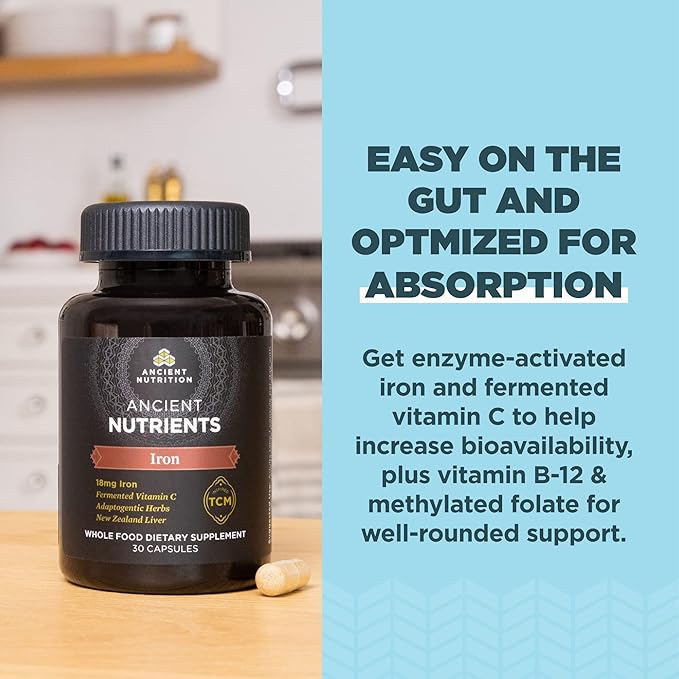 ANCIENT NUTRITION Iron 30 CT