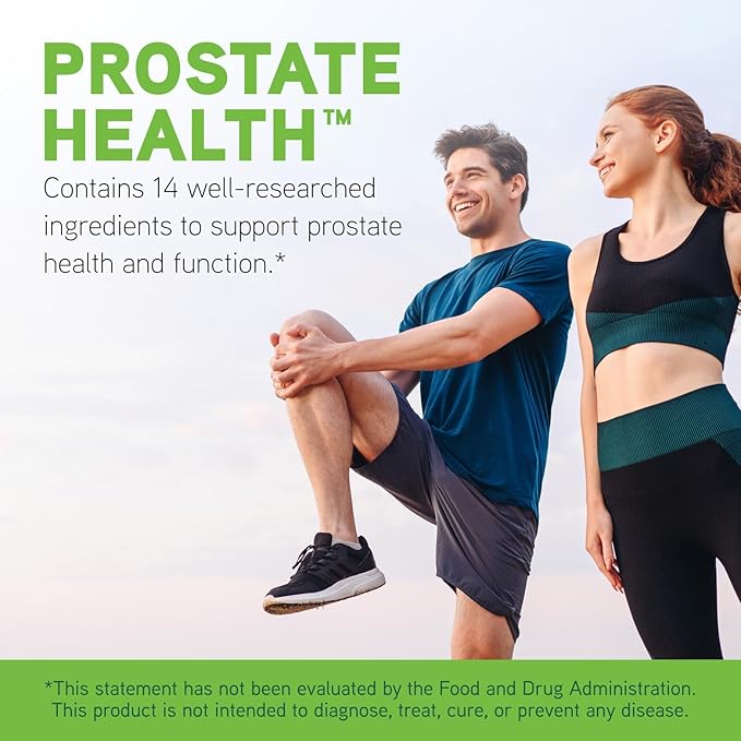 DAVINCI Labs Prostate Health - Helps to Support Prostate Urinary &amp Men's Health with Saw Palmetto Zinc Green Tea Extract &amp More* - 60 Vegetarian Capsules (30 Servings)