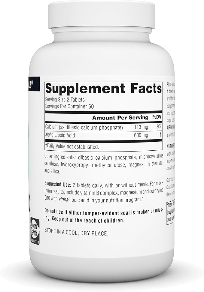 Source Naturals Alpha Lipoic Acid Time Released Antioxidant Protection* - 120 Time Release Tablets