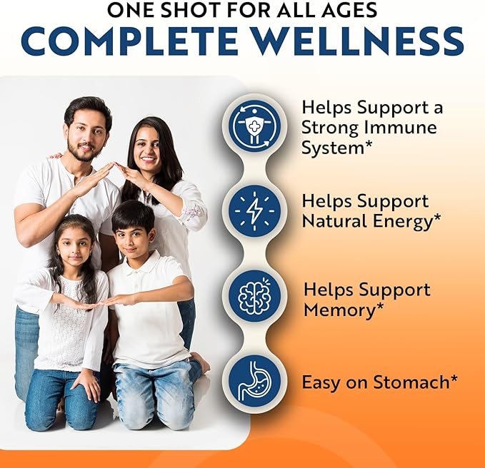 Daily Liquid Multivitamin + Minerals - Over 100 Premium Ingredients for the Whole Family - Trace Minerals and Amino Acids for All Ages