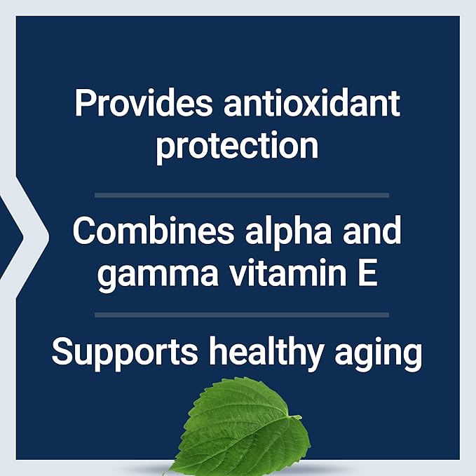Life Extension Gamma E Mixed Tocopherols Healthy Aging Vitamin E Supplement Enhanced with Sesame lignans Gluten-Free Non-GMO 60 softgels