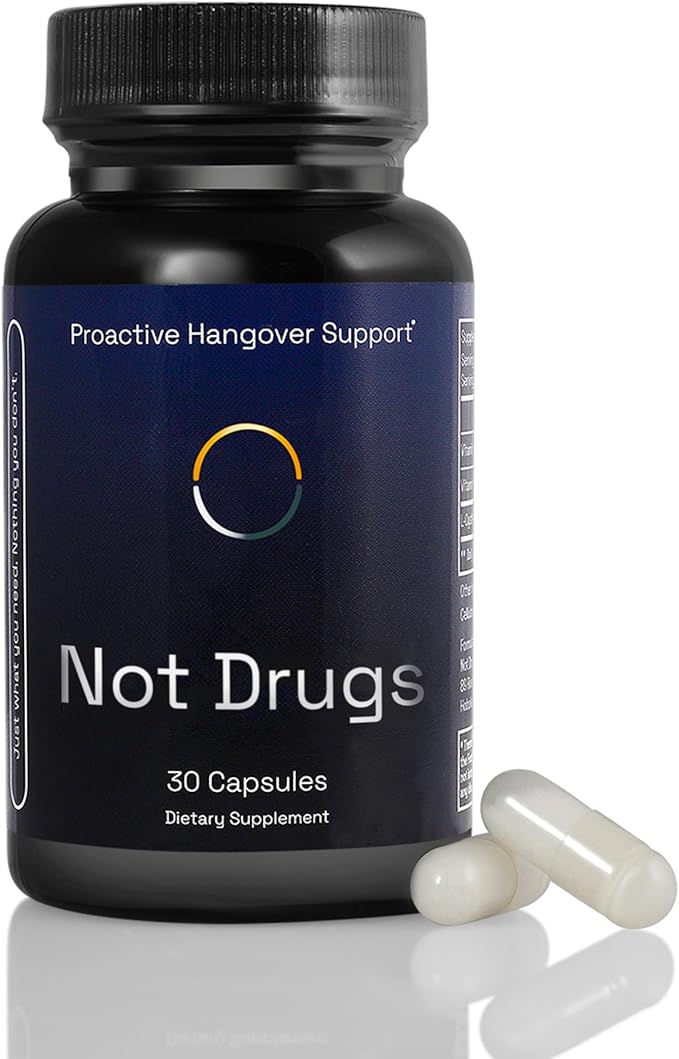 Proactive Hangover Support that Actually Works | Effective Affordable &amp Backed by Science | 30 Capsules | 30 Doses | L-Cysteine Vitamin B6 Vitamin C